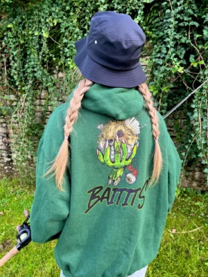 (Précommande)SWEAT À CAPUCHE BAITITS "HALLOWEEN" Vert